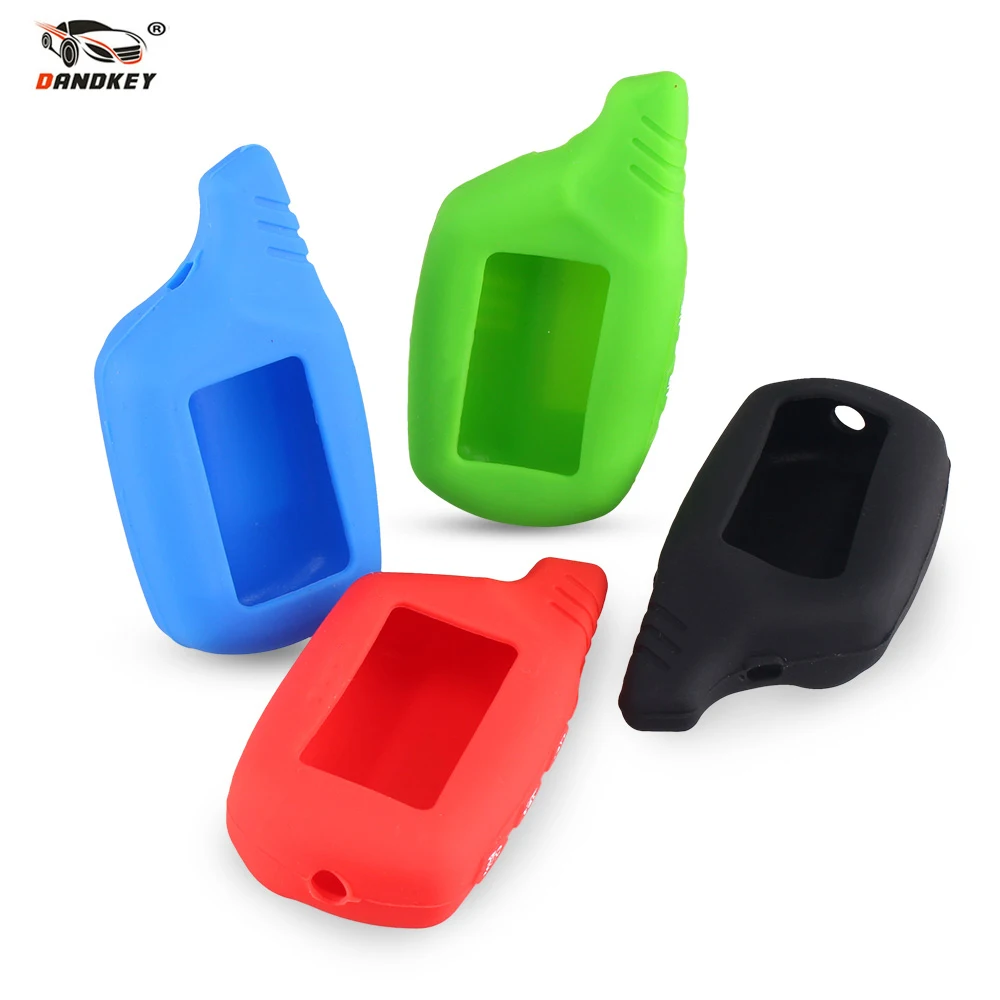 

DANDKEY Panther Keychain Silicone Case Cover For Original Starline B9/B91/B6/B61/A91/A61/V7 LCD 2 Way Car Remote Alarm System