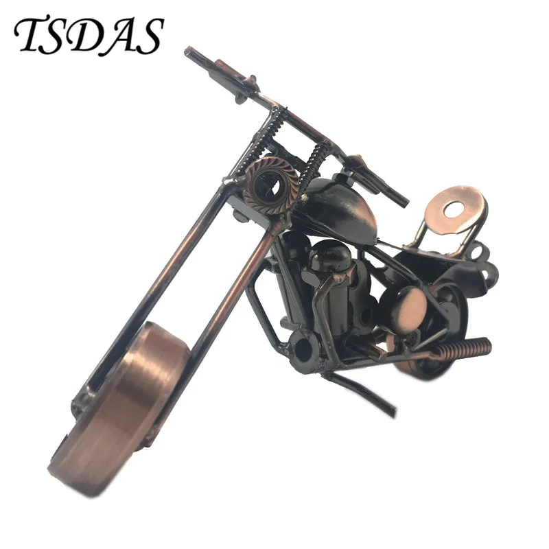 

2 Colors for Choose Handmade European Style Iron Motorcycle Model Diecast Alloy Motorbike Model Metal Car For Promotion