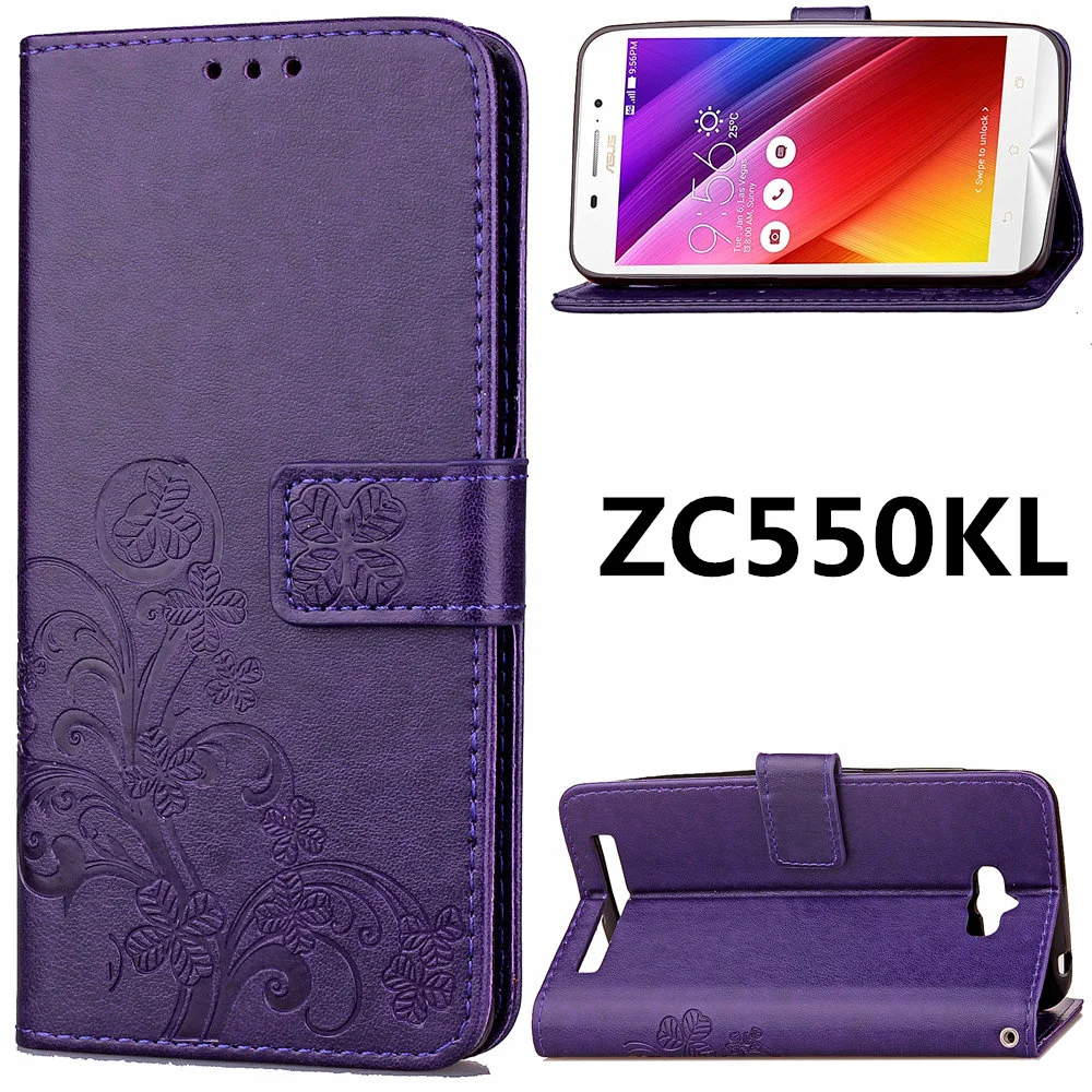 

ZC550KL Sculpture Emboss Leather Case for Asus ZenFone MAX ZC550KL Cover Flip Stand Card Slot Wallet Cases Black Covers