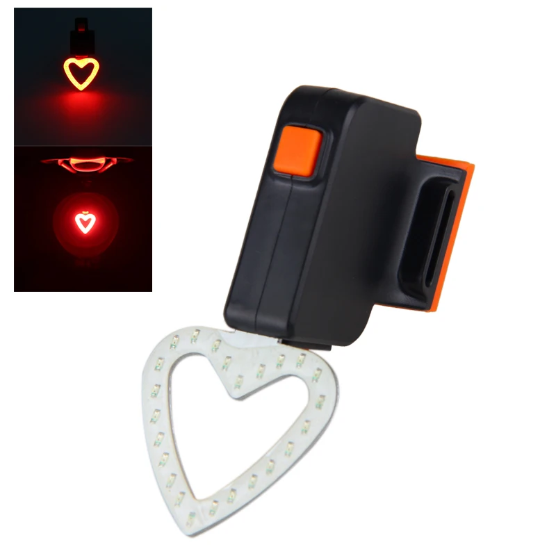 Excellent USB Rechargeable Bicycle Rear Light Red COB LED Taillight Safety Warning Tail Lamp Cycling Bycicle Light 15