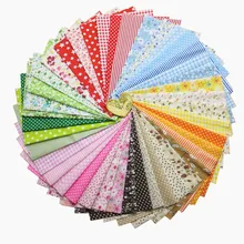 Тонкая дешевая хлопчатобумажная ткань по метру 50x150 см Лоскутная простая ткань для рукоделия шитье ткани Telas Tissu рукоделие Группа 1