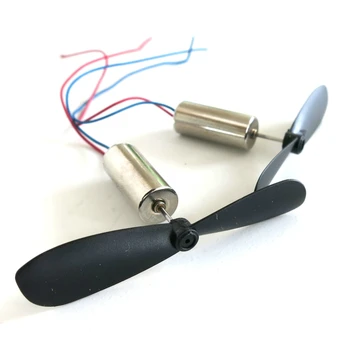 

4 Pcs DC3.7-4.2V 716 7*16MM Micro DIY Helicopter Coreless DC Motor With Propeller Great Torque High Speed Motor Free Shipping