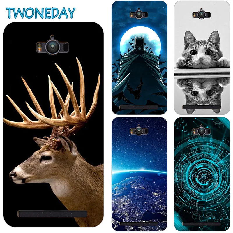 

Elk Case Frozen Soft Silicone Cover For Asus Zenfone Max ZC550KL Z010D 5.5" Coque Cute Cat Flower Phone Case Capa Shell