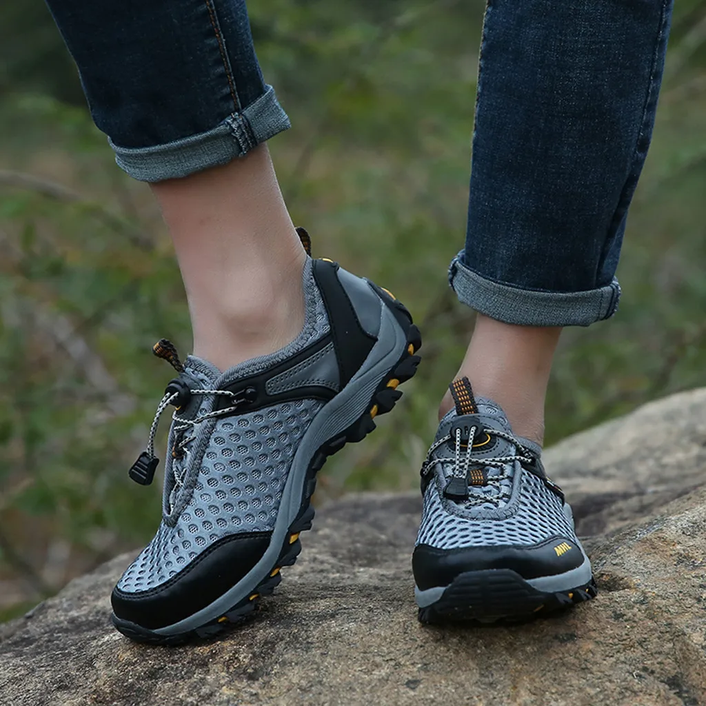 Г. новая стильная Женская водонепроницаемая обувь спортивная обувь Aqua высококачественные Нескользящие износостойкие кроссовки для мужчин и женщин# D - Color: Gray