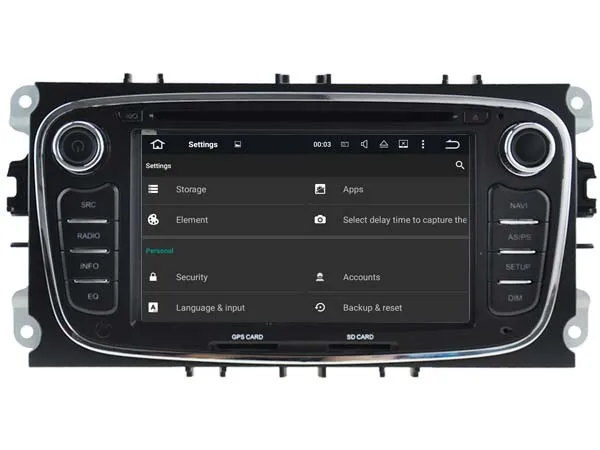 Sale ELANMEY advanced gps navigation For FORD MONDEO FOCUS S-MAX GALAXY android 9.0 CAR DVD multimedia radio stereo bluetooth 1