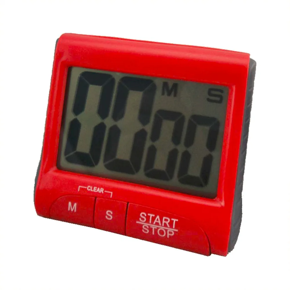 Large LCD Digital Kitchen Timer Count Down Up Clock Loud Alarm up to 99
