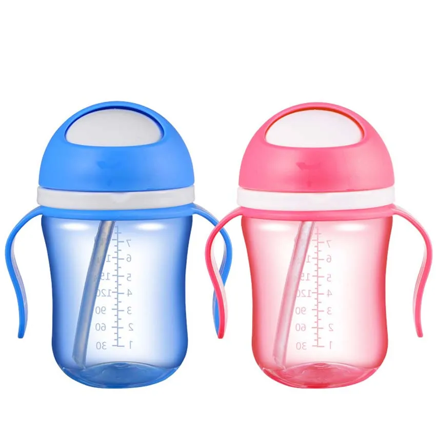 New PP 300ml Newborn Baby Kids Drinking Kettle Portable Cartoon Cute