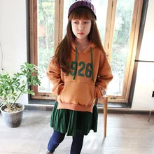 Г. осень и зима толстые fadke 2 предмета платье с капюшоном