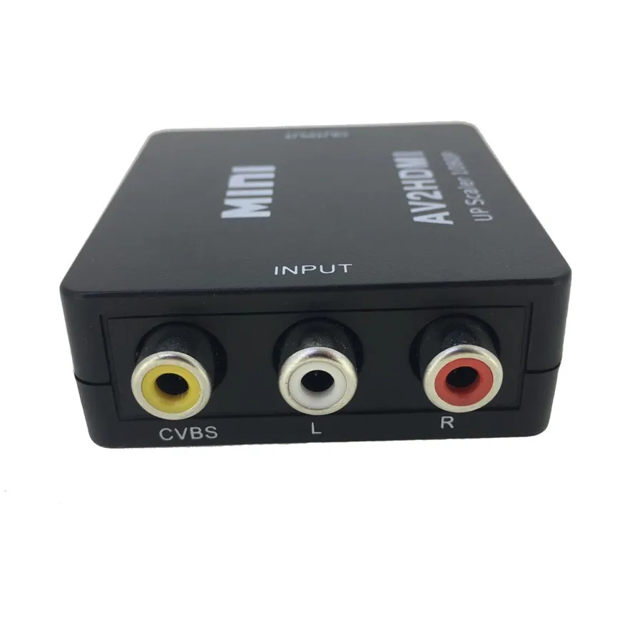 AV CVBS 3RCA в HDMI конвертер коробка 1080P видео AV2HDMI Мини адаптер для HDTV ПК| |