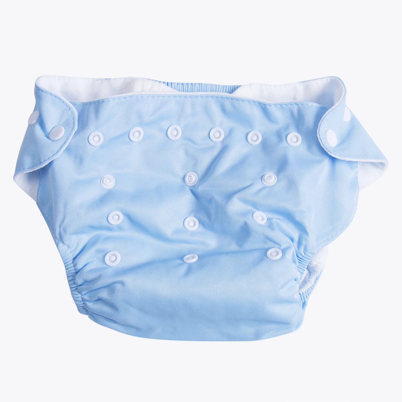 1 шт., Регулируемый многоразовый лот, многоразовый тканевый подгузник для маленьких мальчиков и девочек, шорты для подгузников - Цвет: Синий