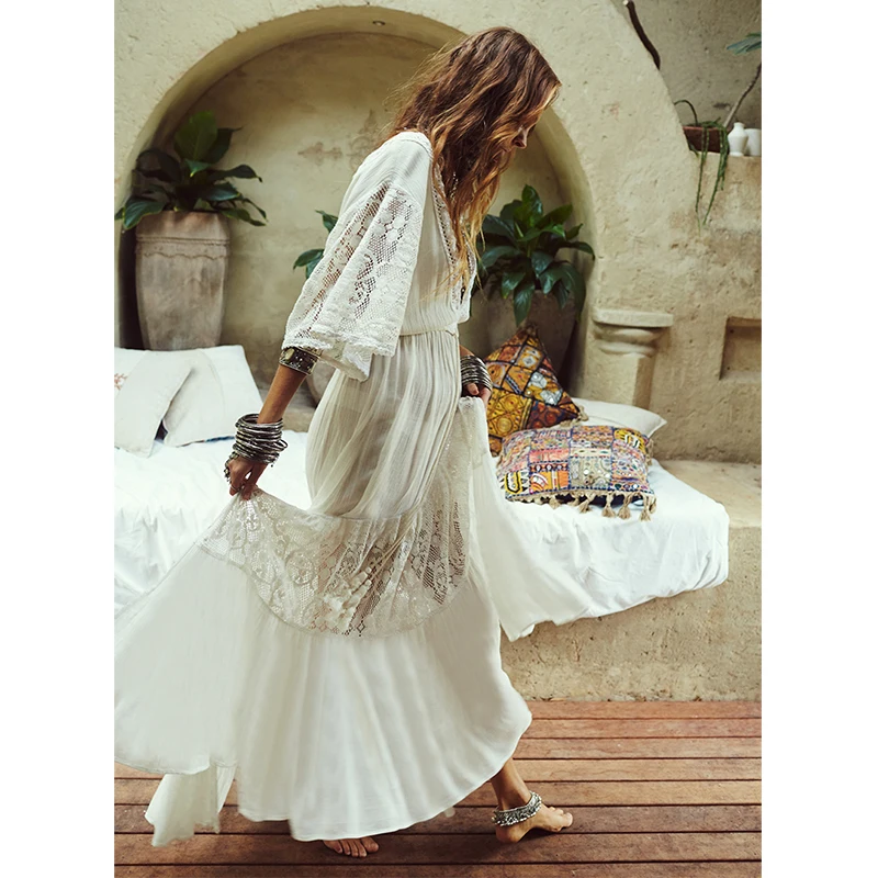 Ordifree 2021 Summer Boho Women Maxi 