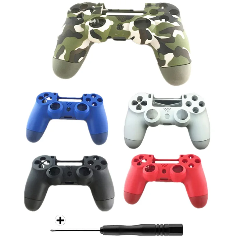 

Controller Gamepad Repair DIY Custom Housing Shell Front and Black Upper Replace Case Cover Skin for Sony PS4 Pro 4.0 JDM-040