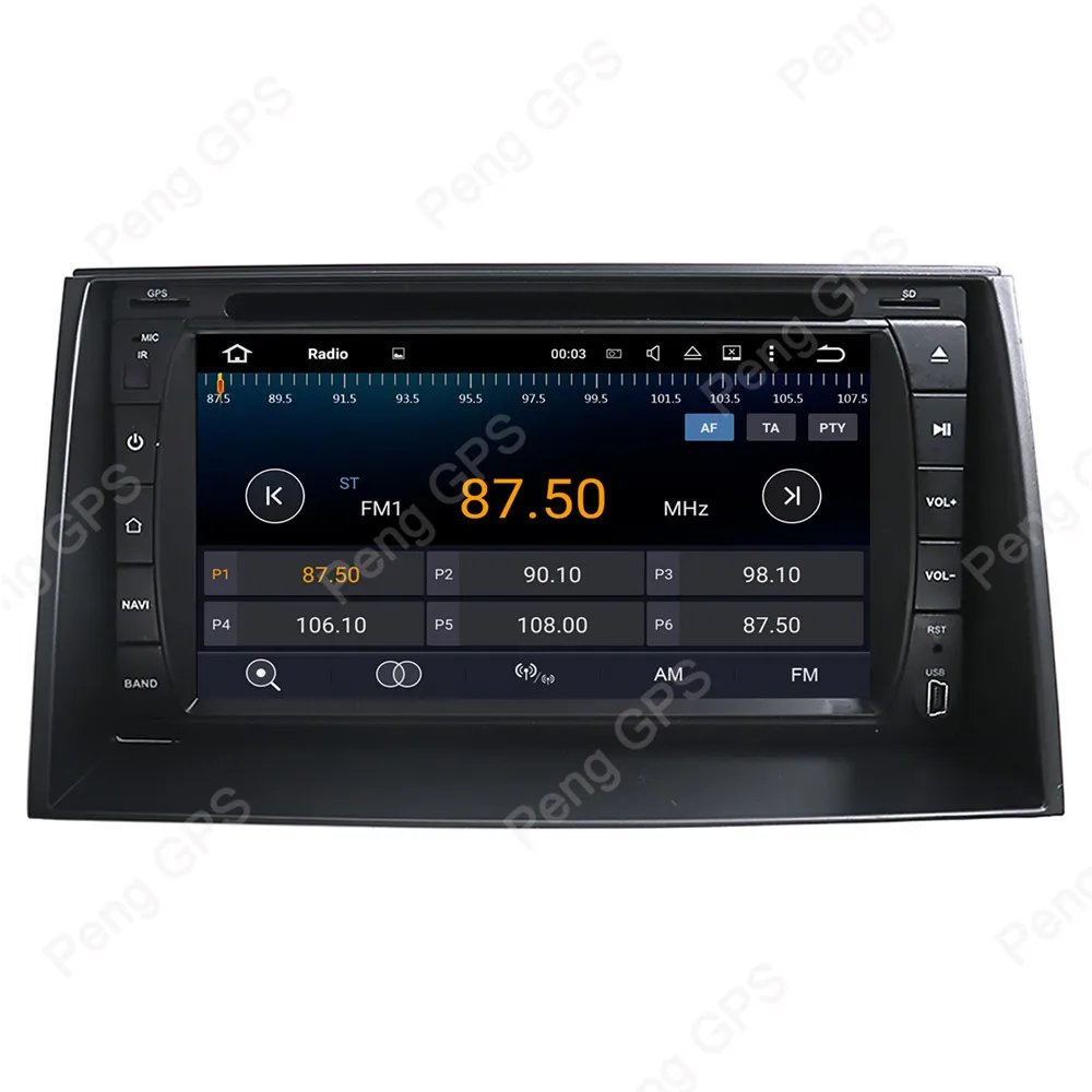 Perfect 4G+32G Octa Core 2 Din Stereo Android 8.0 Car Radio for Hyundai AZERA 2005-2011 GPS Navigation CD DVD Player 1080P Bluetooth 5