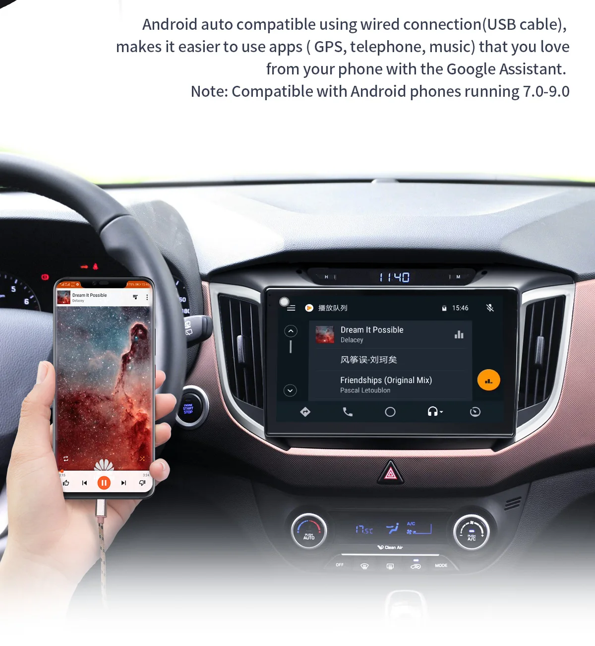 Perfect Android 8.1 octa core 64GB JOYING 10.1 inch 4G HD car dvd gps stereo for HYUNDAI IX25 CRETA radio video audio multimedia player 13