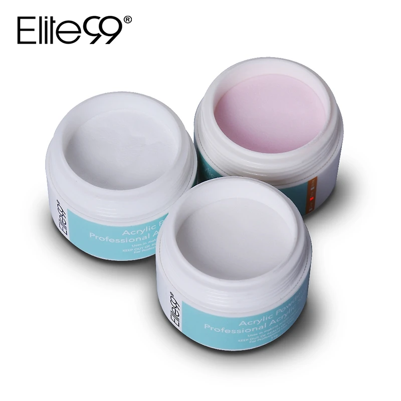 

Elite99 Acrylic Powder For Nail Extension Tips False Nail Art Builder Tip Crystal Dust 1 Bottle Clear Pink White For Chosen