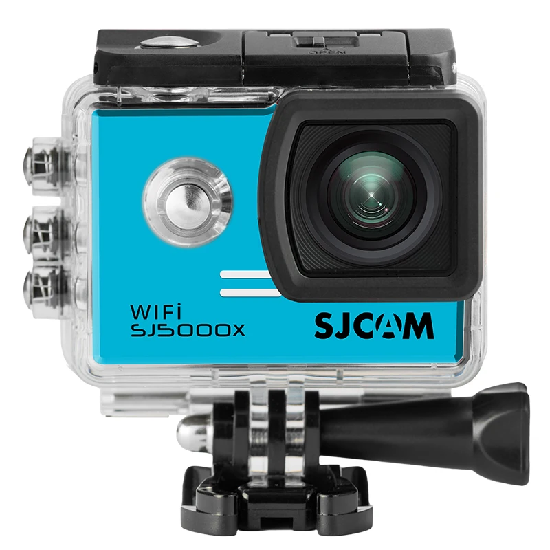 SJCAM SJ5000X Elite Gyro Спортивная экшн-камера WiFi 4K 24fps 2K 30fps Дайвинг 30M Водонепроницаемая камера NTK96660 SJ Спортивная DV SJ5000x - Цвет: Синий