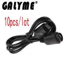 10 шт./лот Новое поступление высокое качество Удлинительный кабель Шнуры подходит для NintendoN64 черный Цвет 64 контроллер консоль игровая Корпус