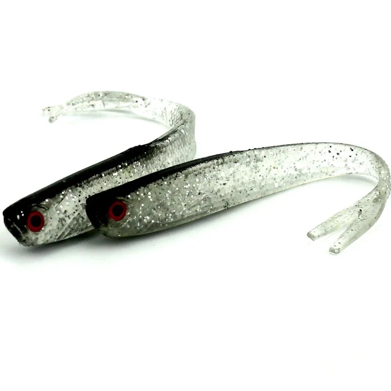 Buy 1000pcs 10cm 4g rubber soft fishing lures bass wobbler pike carp trout