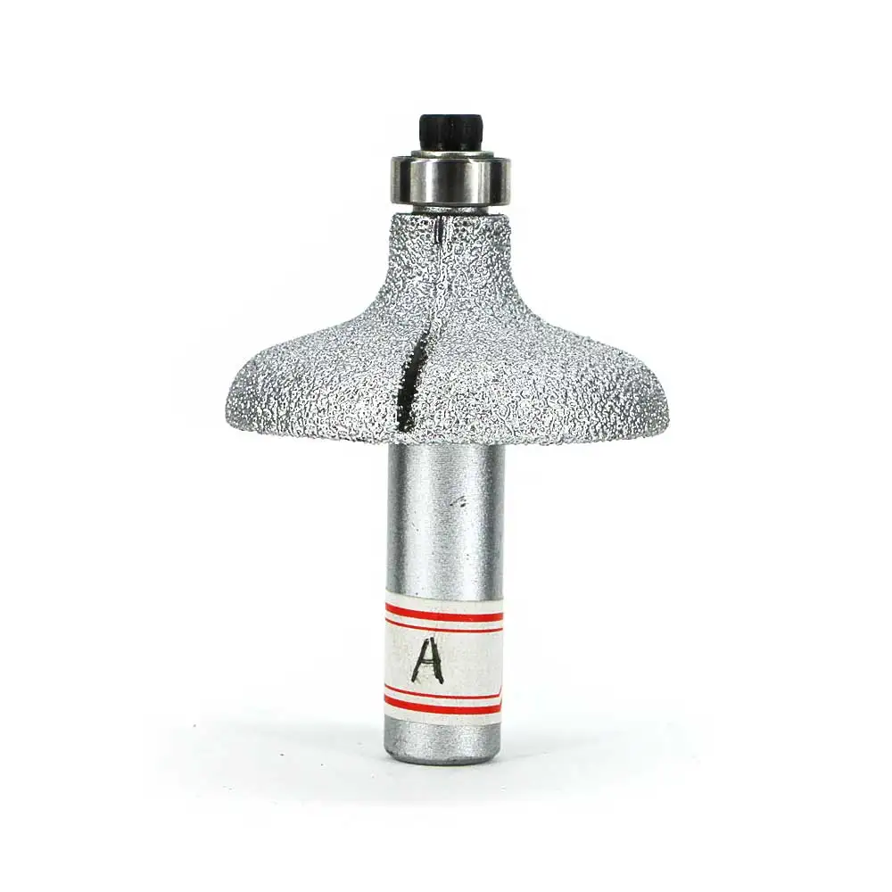 Brazed diamond tool bits are used for quartz stone, artificial stone, granite, marble, ceramic trimming, shape, grinding GJ017