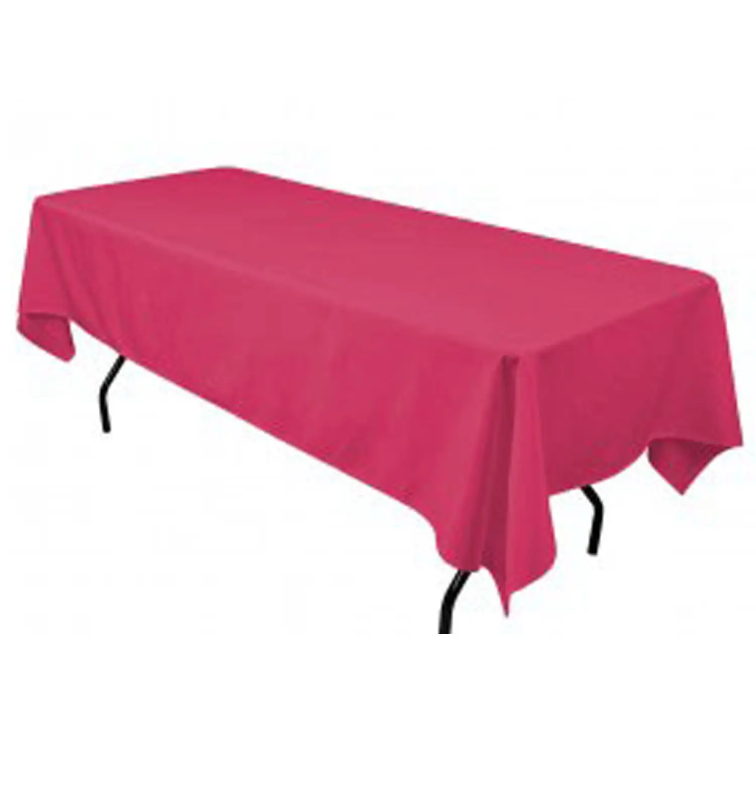 304x145 см атласная ткань Скатерть прямоугольная скатерть скатерти отель для свадьбы Ресторан banqueting черный фиолетовый розовый - Цвет: dark pink