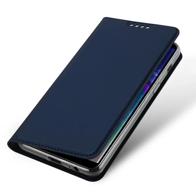 DUX DUCIS кожаный чехол бумажник для Samsung Galaxy A6 Plus 2018 роскошный флип A 6 A600FN