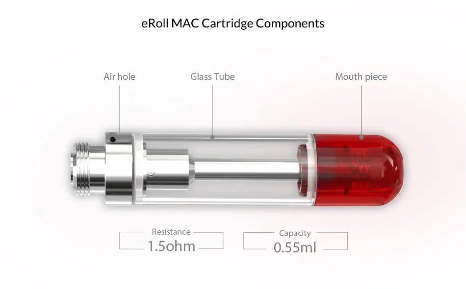 5 шт./упак. Joyetech еролл Маков под картридж 0,55 мл 1.2ohm для электронной сигареты Joyetech еролл MAC простой Расширенный комплект для электронной сигареты