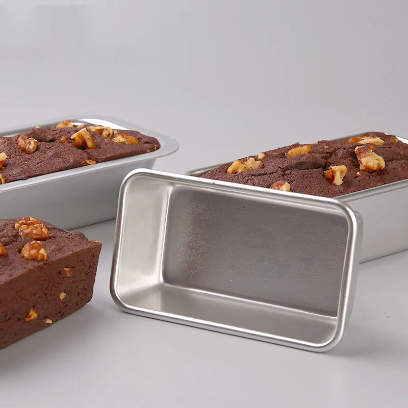 Aluminiun Anode Rectangular Loaf Pan Baking Tray Cake Mold For Bread