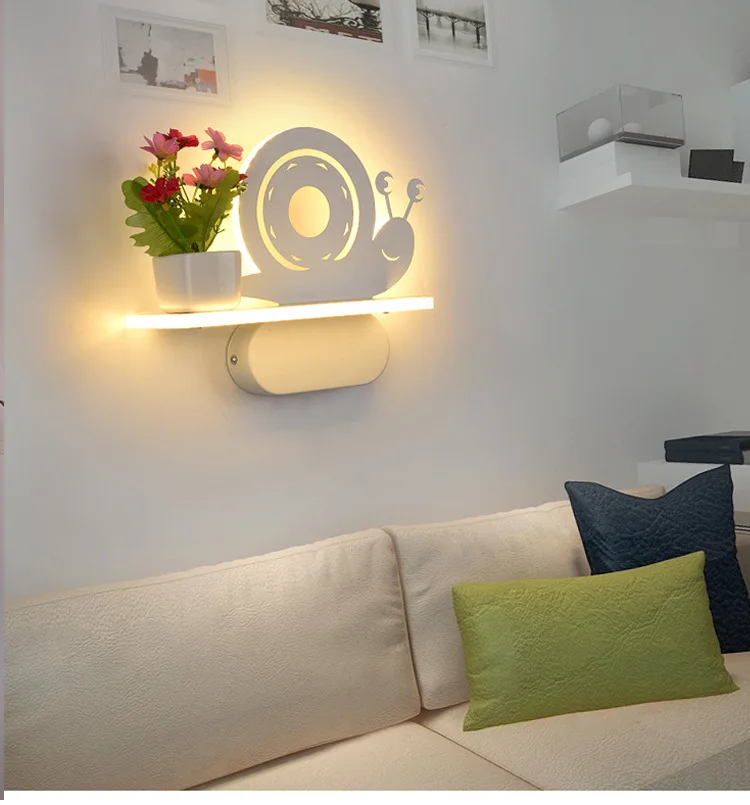 Акриловый креативный современный светодиодный настенный светильник для гостиной, спальни, светодиодный настенный светильник для ванной комнаты, светодиодный светильник - Цвет абажура: see chart