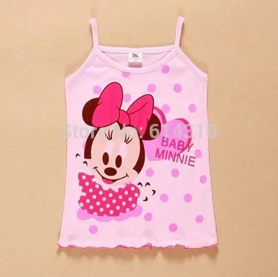 

In stock New 2018 Girls Tanks Children Vest Beach Clothing Baby Girl Summer Wear Tops Cotton Sleeveless Cool ctst0003