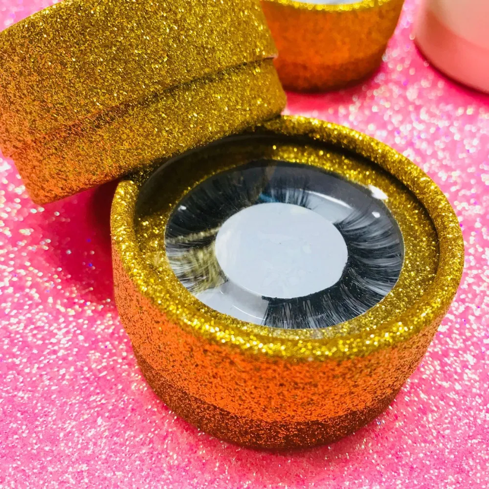 

Seashine Luxury Gold Box Customize Logo to Collect 3D Mink Lashes Cruelty Free Hand Made Mink Eyelashes Extension