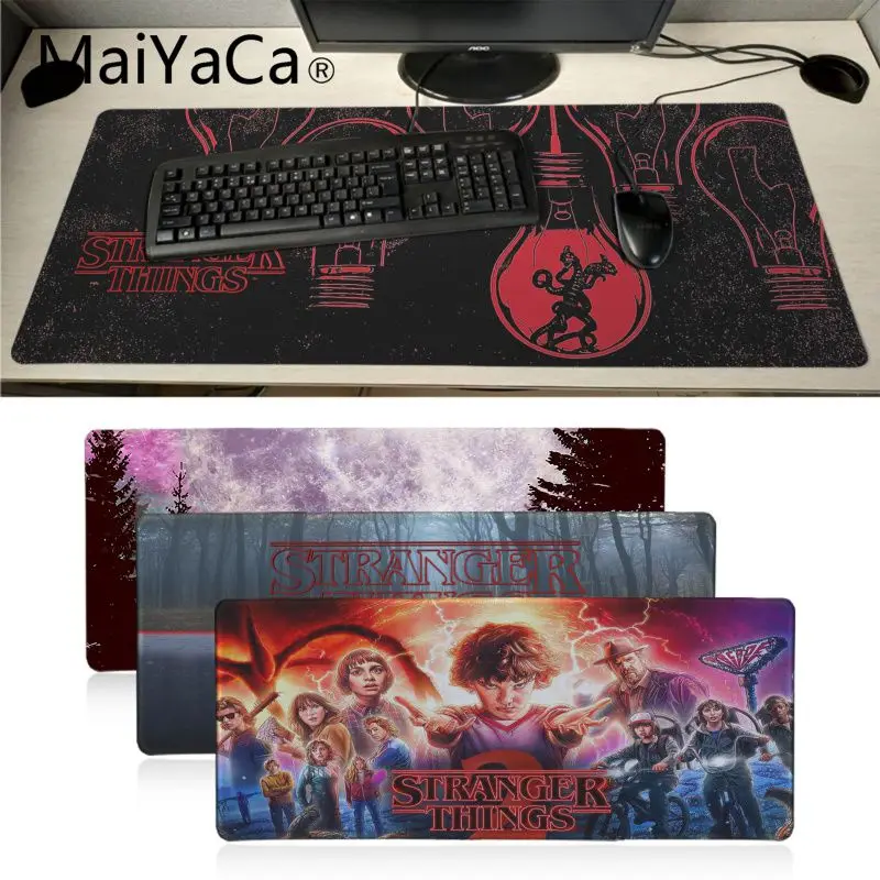 

MaiYaCa Stranger Things Gamer Speed Mice Retail Small Rubber Mousepad BIG SIZE Rubber Game Mouse Pad for Dota2 Game Player
