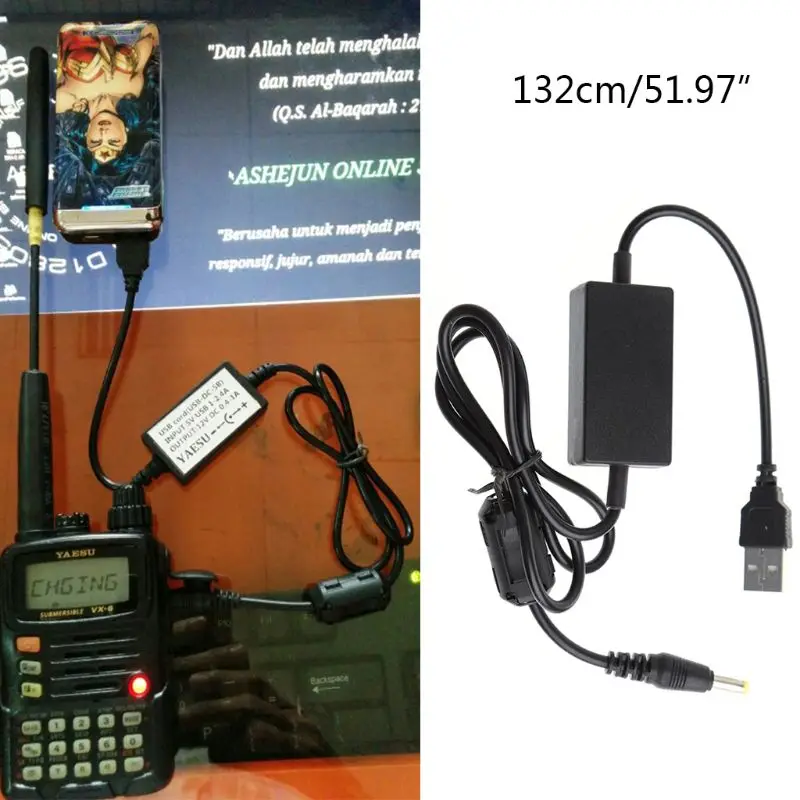 USB-DC-5B шнур USB кабель Зарядное устройство для yaesu, рация VX радио VX-5R VX-7R