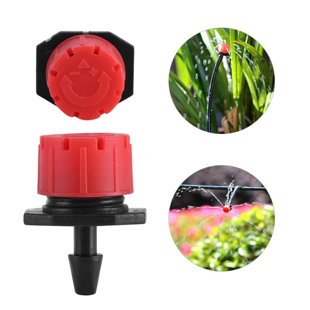 50pcs/Lot Adjustable sprinkler Garden Irrigation Misting Micro Flow