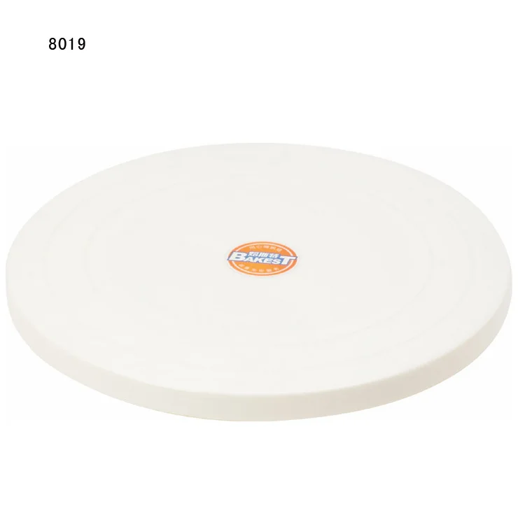 

8019 BAKEST Low White Plastic Turntables Simple Style Wedding Cake Decoration Tools