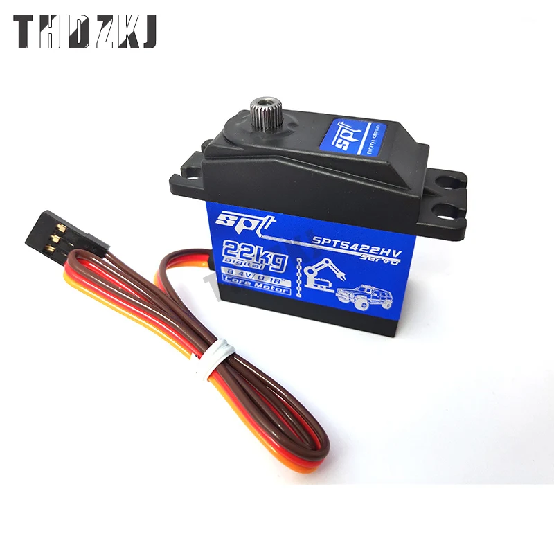 

SPT Servo/SPT5422HV/22KG high torque metal tooth high pressure digital Servo climbing /180 degrees