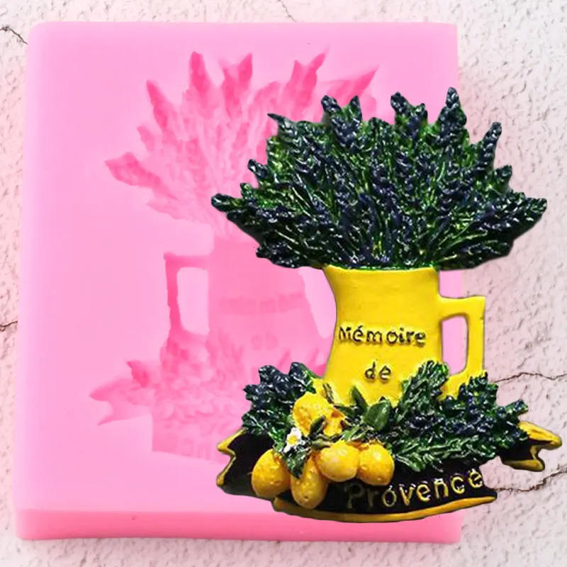 

Lavender Lemons Silicone Molds Fruit Fondant Mold DIY Wedding Cake Decorating Tools Candy Fimo Clay Chocolate Gumpaste Moulds