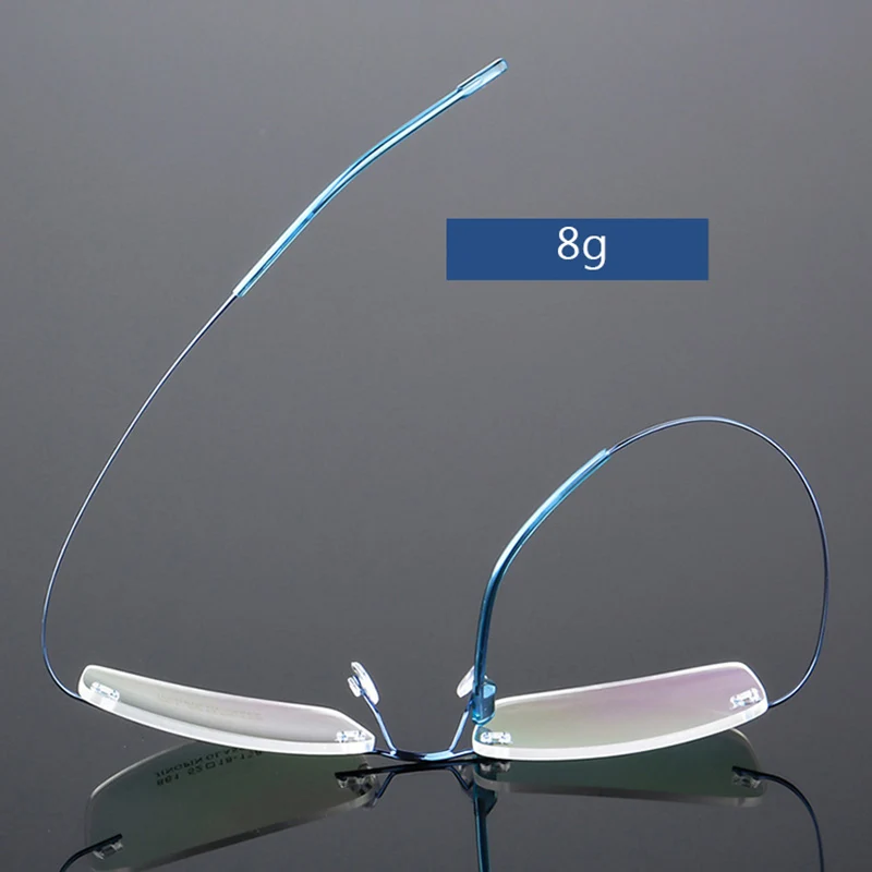 Титановая оправа для очков без оправы с эффектом памяти, женские и мужские легкие гибкие оптические очки, оправа Oculos De Grau, очки s129