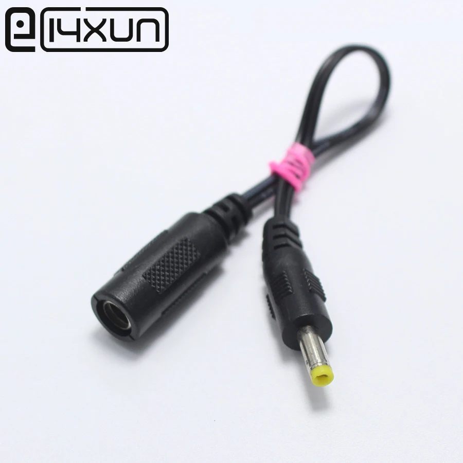 

1Pcs/lot 4.0*1.7mm Male plug to 5.5*2.1mm Female Jack socket with about 17cm wire cable DC Power Splitter Adapter