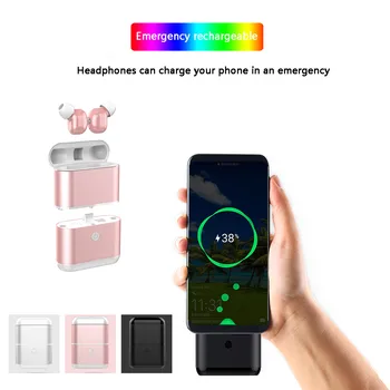 

Wireless Charger Fast Charging + Bluetooth Earphone For Headset For Phone Charger Pad Mini Accessories 19Apr1