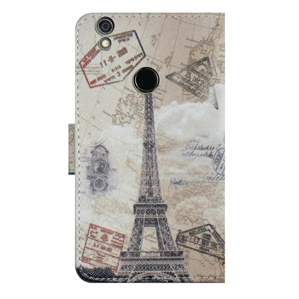 For Alcatel Idol 5S case Wallet Card slot deluxe PU leather cartoon cute Cover + mini stylus | Мобильные телефоны и