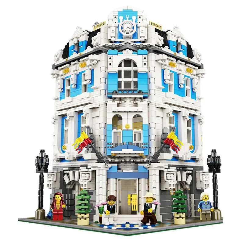 

LEPIN 15018 Building Series 3196pcs The Sunshine Hotel Model Building Kits Building Block Bricks set Toys For children