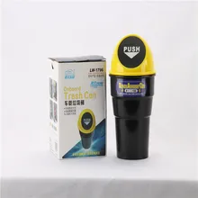 Универсальный автомобильный мусорное ведро Auto организатор ящик для хранения автомобилей Trash для Nissan X-Trail Qashqai Toyota Camry RAV4 Corolla Skoda rapid