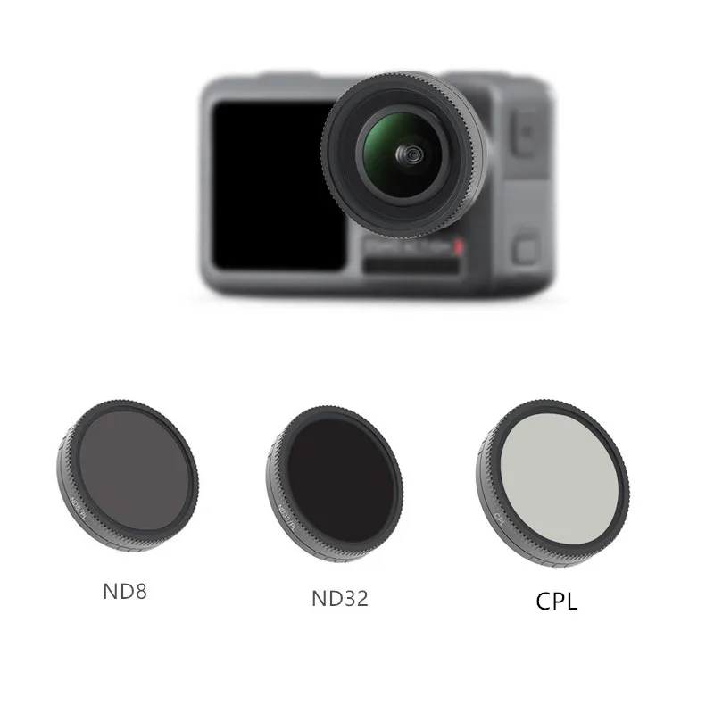 ND набор фильтров ND8+ ND32+ CPL ND-PL фильтр для DJI OSMO аксессуары для спортивных камер