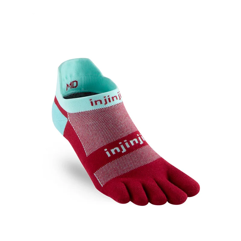 Injinji спортивные мужские носки с пятью пальцами низкие легкие тонкие COOLMAX для бега