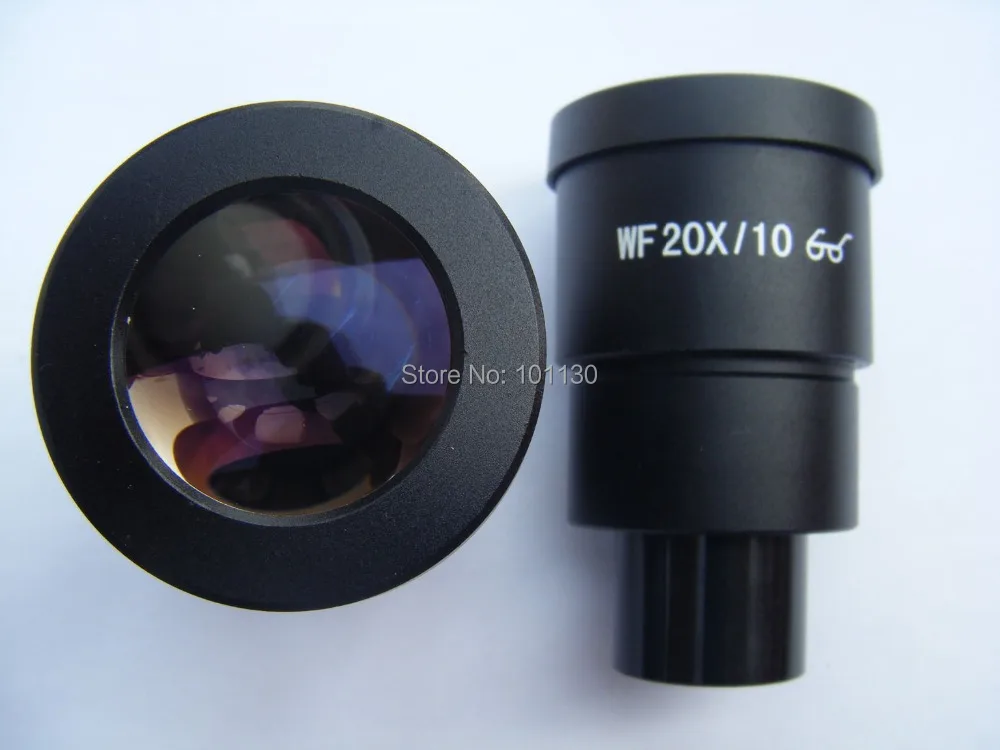 

WF20X/10mm with Mounting Size 30mm High Eyepoint Eyepiece for Zoom Stereo Microscope with Reticle