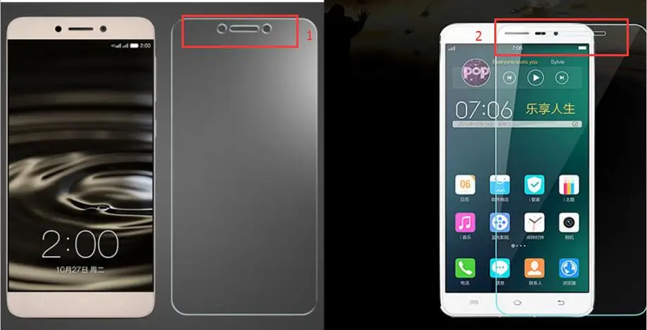 Защитное закаленное стекло 0 26 мм 2.5D для Leeco Letv Le 2 x527/pro/max 2/cool 1/1S x500/x600/x800/x900 полное