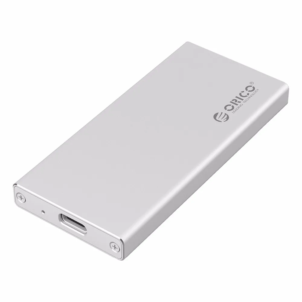 ORICO Алюминиевый USB C для mSATA SSD чехол USB3.1 mSATA жесткий диск Корпус SuperSpeed для Windows/Linux/Mac