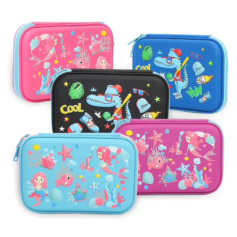 JUGAL Unicorn школьный чехол карандаш EVA Pen Pouch канцелярская коробка противоударный для