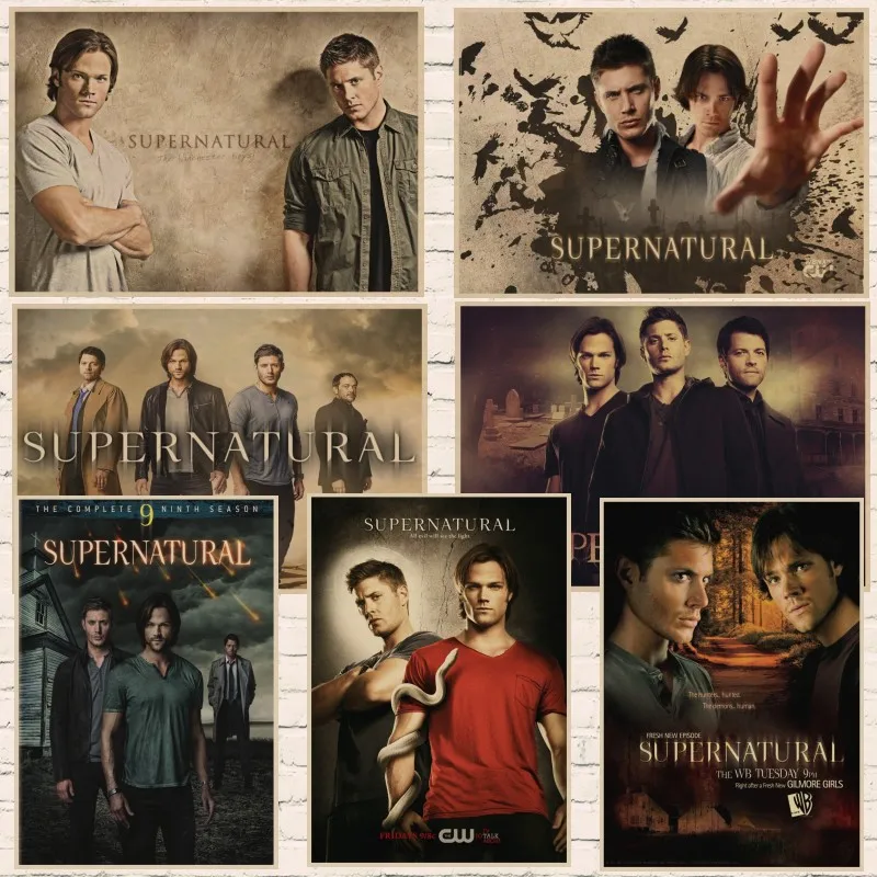 Supernatural-Brothers-TV Series Film Poster Printing Size 61x91,5 cm 