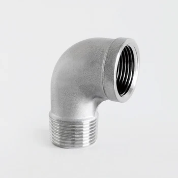 

1-1/2" BSP Female x 1-1/2" BSP Male Thread 90 Degree Elbow 201 Stainless Steel Threaded Pipe Fitting Connector For Water Oil Air